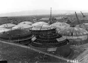 Construction of the Hanford Single Shell C Tanks in 1944